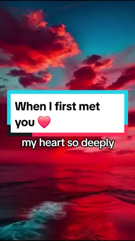 When I first met you, I never thought you would touch my heart so deeply. ❤️  #loveatfirstsight #Relationship #lovequotes #youandme #partner #Love #happiness 