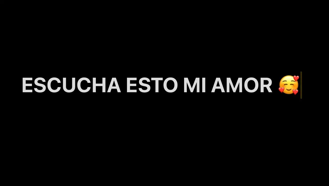 Te quiero y te vengo a recordar lo mucho que te amo Lo mucho q te quiero y lo importante q eres para mi vida Que eres El hombre q me hace muy feliz, Dicen que siempre llega alguien hacerte la vida mas feliz y bonita Y tienen razón Llegaste tu hacer que mi Vida tenga sentido Tenga un motivo Para seguir adelante Y cada día forzarme  para  lo mejor y que nunca te falte nada De verdad Que me hace muy feliz averte conocido Por que Me hiciste sentir algo q nadie Pudo hacerme sentir eres La persona más especial y importante para Mi no sabes  cuando estoy dispuesta a dar y Luchar x ti Y por tu amor Quiero demostrartelo cada dia de Mi vida por que sin ti Nada de esto tendria sentido Nunca Olvides Q eres todo lo que yo quiero Y todo lo que siempre soñé 💕