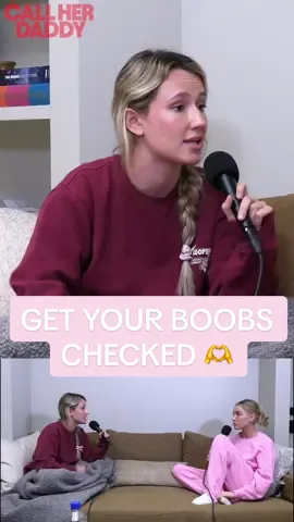 This is your reminder to get your boobs checked Daddy Gang 🫶