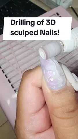 Drilling of 3D sculped Nails with my Melody Susie Cordless Nail Drill! #melodysusie #naildrill #dermal  #nails #cordless  @melodysusie 