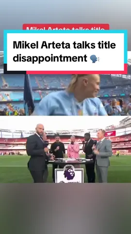 “Today is difficult, because we really wanted to celebrate.” Mikel Arteta joined NBC Sports after Arsenal’s title challenge came up just short. #PremierLeague #Soccer #football #arsenal #arsenalfc #arteta 