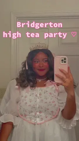 had the best time in high society ♡🎀💕💎👸🏾💗⭐️🫖☕️ @The Book Cellar #BookTok #bridgerton #bridgertonscandal #hightea #teaparty 