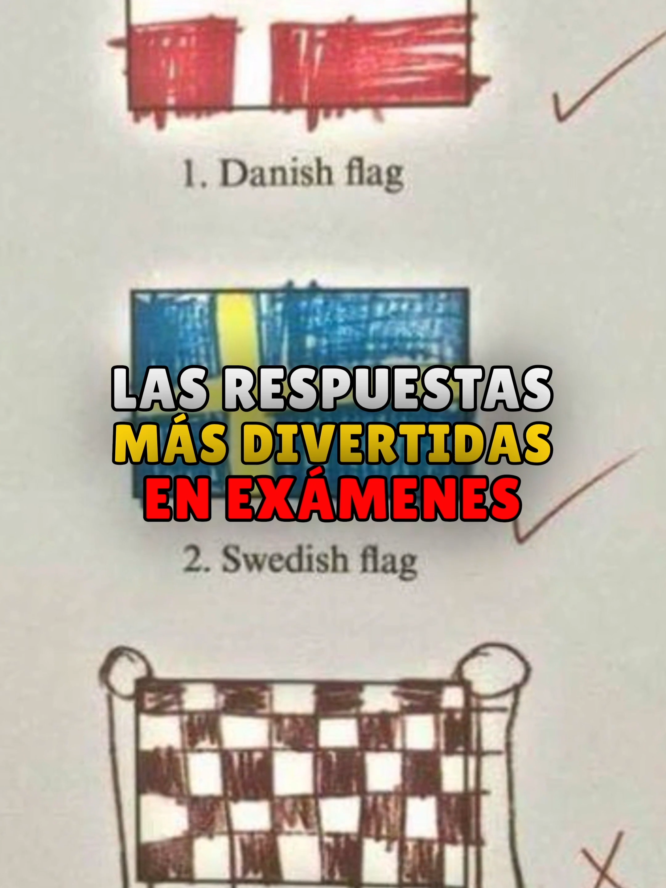 LAS RESPUESTAS más DIVERTIDAAS en EXAMENES #dankev #examen #test #tendenciatiktok #top10 #fails