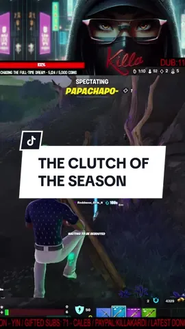The biggest clutch of the season fam. Watch till the end 🤣🤣🤣😭 Shoutout to my brother 🤣🫶🏽 #fortnite #fortnitememes #fortnitefunny #fortniteclips #fortnitebr #fortniteog #GamingOnTikTok #gamer #gaming #streamer #brother #sibling 