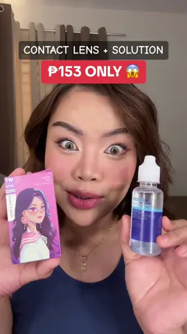 gandahan ang mga contact lens tas ang affordable pa, checkout malala #contactlens #browneyes #BeautyTok 