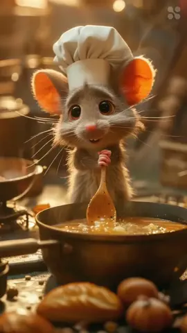 Meet Chef Topolino, the Italian mouse with a flair for high cuisine! 🍝🐭🇮🇹 Cooking up a storm and bringing a taste of Italy to your feed. #ChefTopolino #ItalianCuisine #MouseChef #GourmetMagic #highart #aiart #haiperai #midjourney #cutevideo #cuteanimals @Haiper AI 