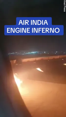 The plane was forced to make an emergency landing after just minutes when its engine caught fire.  All of the 179 passengers onboard the flight from Bengaluru to Kochi made it off the plane without injury.  🎥 Via ViralPress  #plane #flight #india #airindia #airport #news 