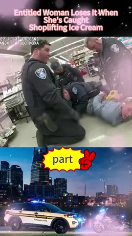 #Entitled Woman Loses It When She's Caught Shoplifting Ice Cream