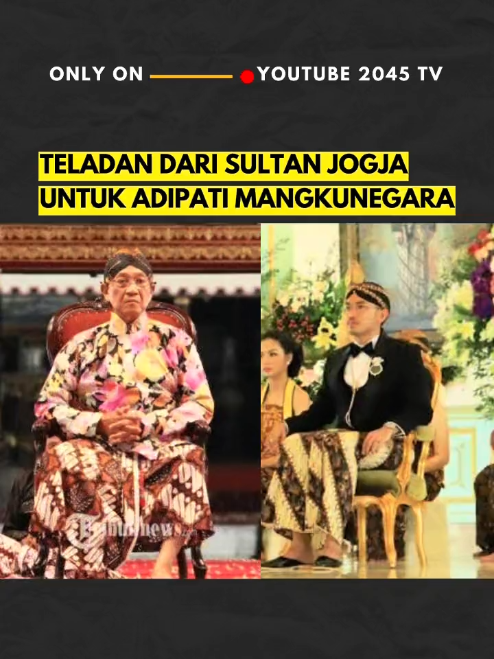 Apakah layak seorang raja ikut pilkada?  #MangkunegaraX  #GustiBhre  #HamengkubowonoX  #Pilkada2024  #Jokowi  #Gibran  #Solo  #2045tv  #fyp