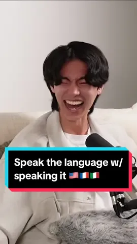 We did it again… still equally terrible 😂😂😂 #asianpodcast #american #french #eurovision #challenge 