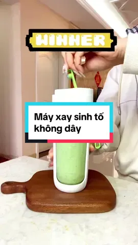 Máy xay sinh tố cầm tay không dây, sạc pin và có thể đem đi mọi nơi #mayxaysinhto #mayxaymini #maysinhtocamtay #maysinhto #giadung #nobimart 