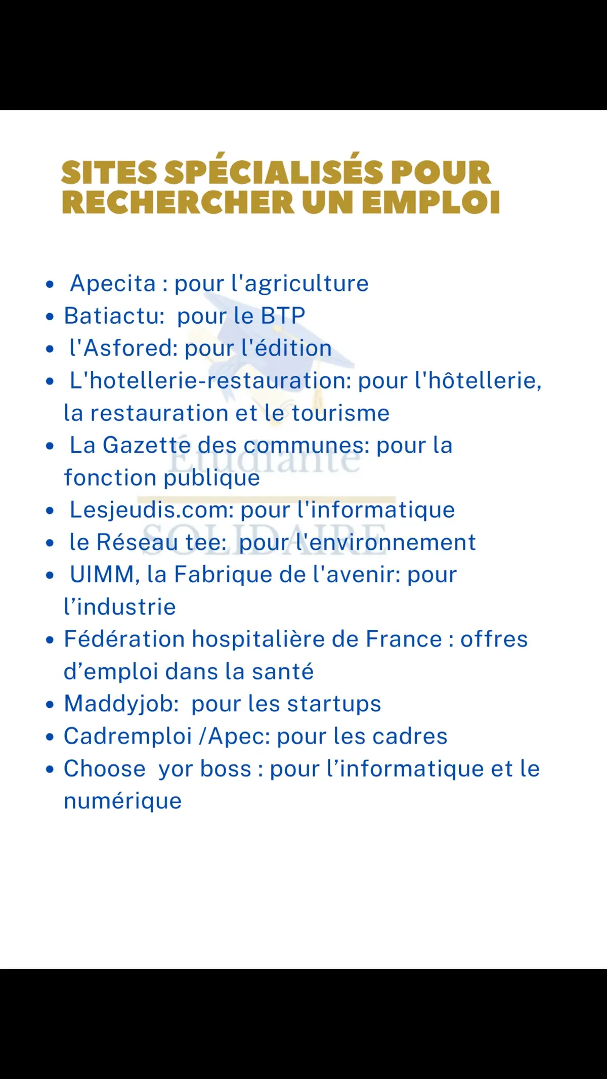 Demarer votre premier ou prochain emploi ! Besoin d’être accompagné ? Je suis dispo #job #etudiantetrangerfrance #travail #travailler #etudesenfrance #changementdestatut