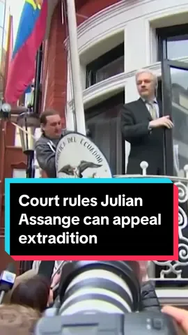 Two High Court judges said Assange has grounds to challenge the U.K. government's extradition order.  For more, go to CP24.com #cp24 #cp24news 