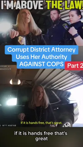 Corrupt District Attorney Uses Her Authority AGAINST COPS part 2 #cops #tiktokcops #police #fyp #lawsuit 