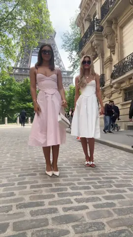 Back in our favourite city @Mariken 🤍  Dresses from @Babyboo #paris ad