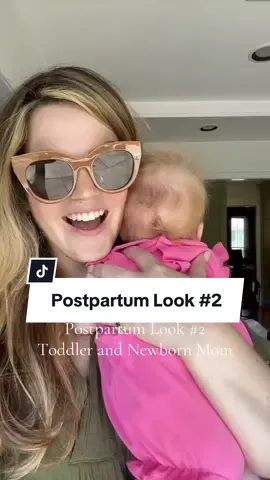 Postpartum look 2 #postpartum #foryoupage #fyp #MomsofTikTok #momstyle  @Honest Cotton Tulum Dress @Le Specs   @BIRKENSTOCK USA from @Revolve linked 
