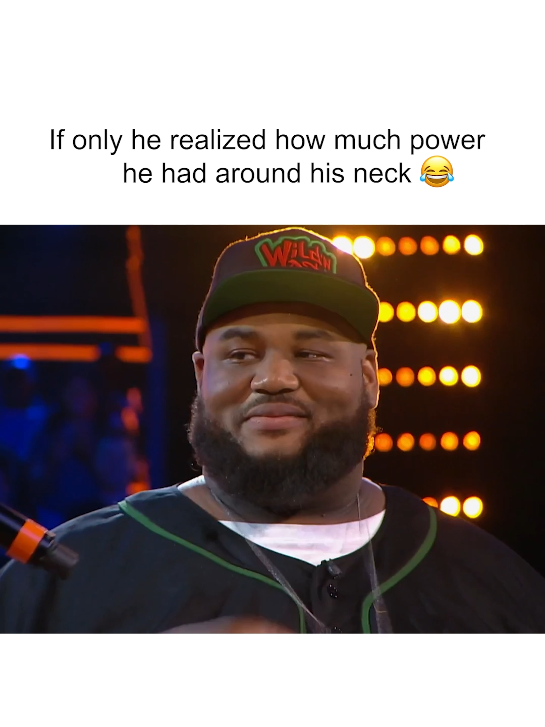 Wonder how much that necklace goes for 😂 #WildNOut #wildstyle #hitmanholla #bigmack #roast #roasted #funny #chickfila #freestylerap #jokes