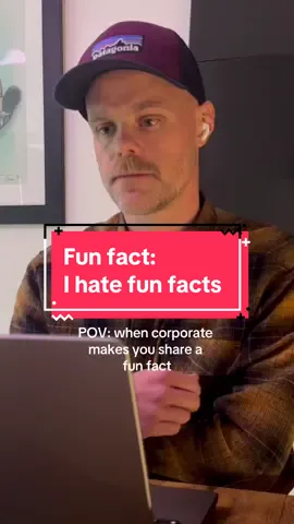 Fun fact about me: I don’t like sharing fun facts. 😌🫶💫  #corporatelife #corporatehumor #saleshumor #corporatetok #9to5life #funfacts 