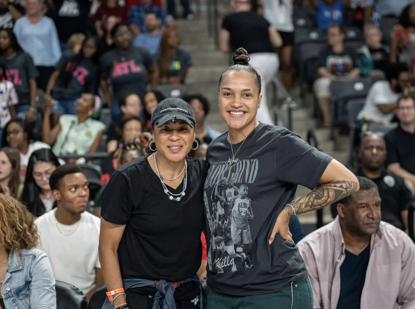 super excited to be back for another @Atlanta Dream season! 🏀 ✨ with our home opener tomorrow i’ve been warming up my t-shirt arm all weekend 😂 SEE YALL ON GAME DAY! 🧡  #fyp #foryou #atlantadream #WNBA #basketball #womensbasketball 