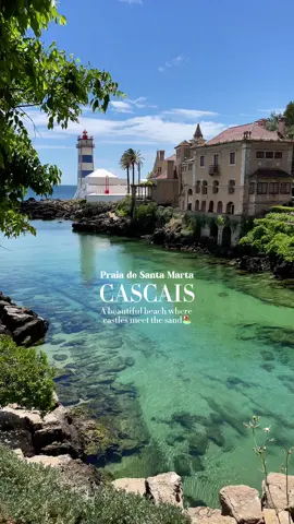 This is by far one of the most beautiful beaches near Lisbon! It’s open access and your allowed to swim 🏊‍♂️ and the water gets pretty warm here, it sometimes gets over 25 degrees!  📍 Praia de Santa Marta  ___ #lisbon #lisboa #visitlisbon #visitportugal #cascais #cascaisportugal #hiddenbeach #hiddengems #ongooglemaps #hiddenbeachportugal #beautifuldestinations #shotoniphone #hiddengemslisbon #travellingthroughtheworld 