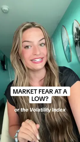 The VIX has been called a fear gauge as it looks at the options market to determine the expected volatility in the next 30days. The less volatile or more one sided direction like we have had lately causes a lower VIX which historically represents lower market fear. #volatilityindex #vix #feargreed #daytrader #options #investing #stocks #financebooks #money #entrepreneur #trading #stocktrading #finance #stocktok #ffie #womeninfinance #internetmoney #optionstrading 