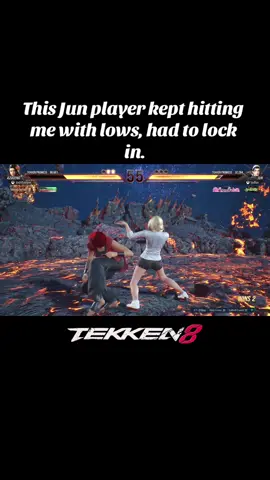 Jumped into a player match session and getting caught with nothing but lows so when in doubt kick it out. #tekken8 #tekken #Azucena #gamingontiktok❤ #fightinggames #fightinggamescommunity #fgc 