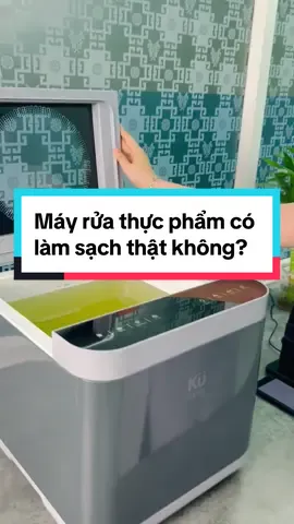 Máy rửa thực phẩm thực sự có làm sạch hay không? Cùng xem khả năng làm sạch nước ao hồ nhé #mayruathucpham #mayruathucphamkuchen #giadung #giadungthongminh #thinghiem #kuchen #xuhuong #trending