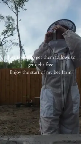 #beekeeper #savethebees #debtfree #debtfreejourney your follow gets a follow. 