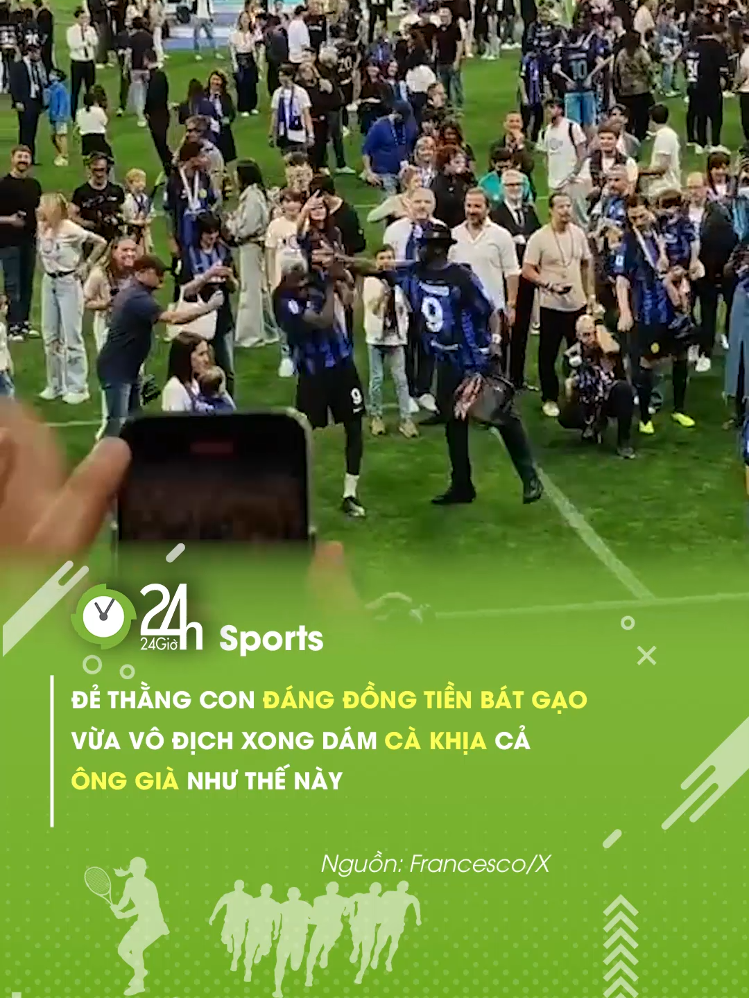 Con với chả cái #viva24h #24hmedia #24hsports #thethaomoingay #marcusthuram #thuram #intermilan #inter #bongda