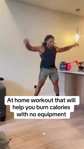 At home workout that will help you burn calories with no equipment 💪🏾✅ #athomeworkout #burncalories #noequipmentworkout 