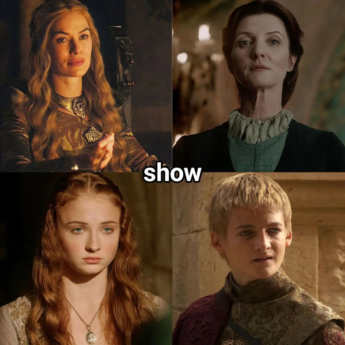 nada contra os atores do Show, mas nos livros eles tem uma beleza surreal! #houseofthedragon #daenerystargaryen #stark #baratheon #lannister #sansastarkedit #joffreybaratheon #catelynstark #cerseilannister #book #show 