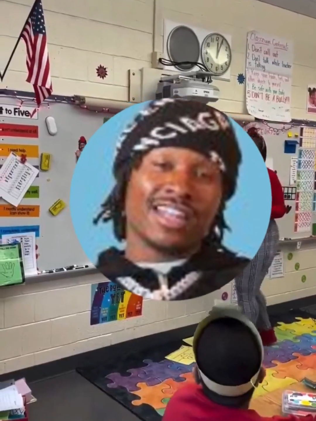 Teacher Uses Kai Cenat, Duke & Fanum Tax To Teach 🤣 #kaicenat #dukedennis #fanum #fanumtax @kai_cenat @dukedennis @elfanum