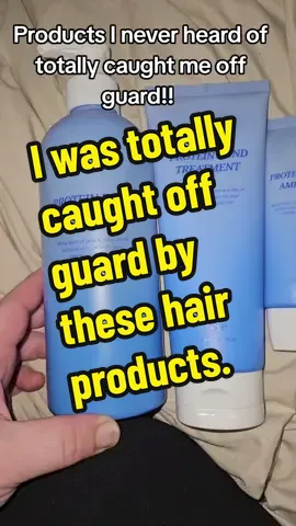 I was legit caught off guard. I assumed like oh it's some off brand but I like to try new stuff and I'm open to anything..  Well my hair is the softest it's been in soooo long and I've only tried 2 of the products so far!!! Im sitting here petting my hair typing this 😂😂 Check it out though this brand is worth a second look!!! #protein #hairtreatment #damagedhair #proteinhairmask #proteinshampoo 