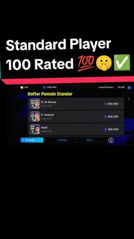 Ini Dia Pemain Standar Rating 100 | Standard Player 100 Rated  efootball Mobile 2024 #mbappe #madrid #ucl #efootball #efootballfans #efootballmobile #efootball2024 #epl #fyp #viral #fypシ゚viral #bellingham 