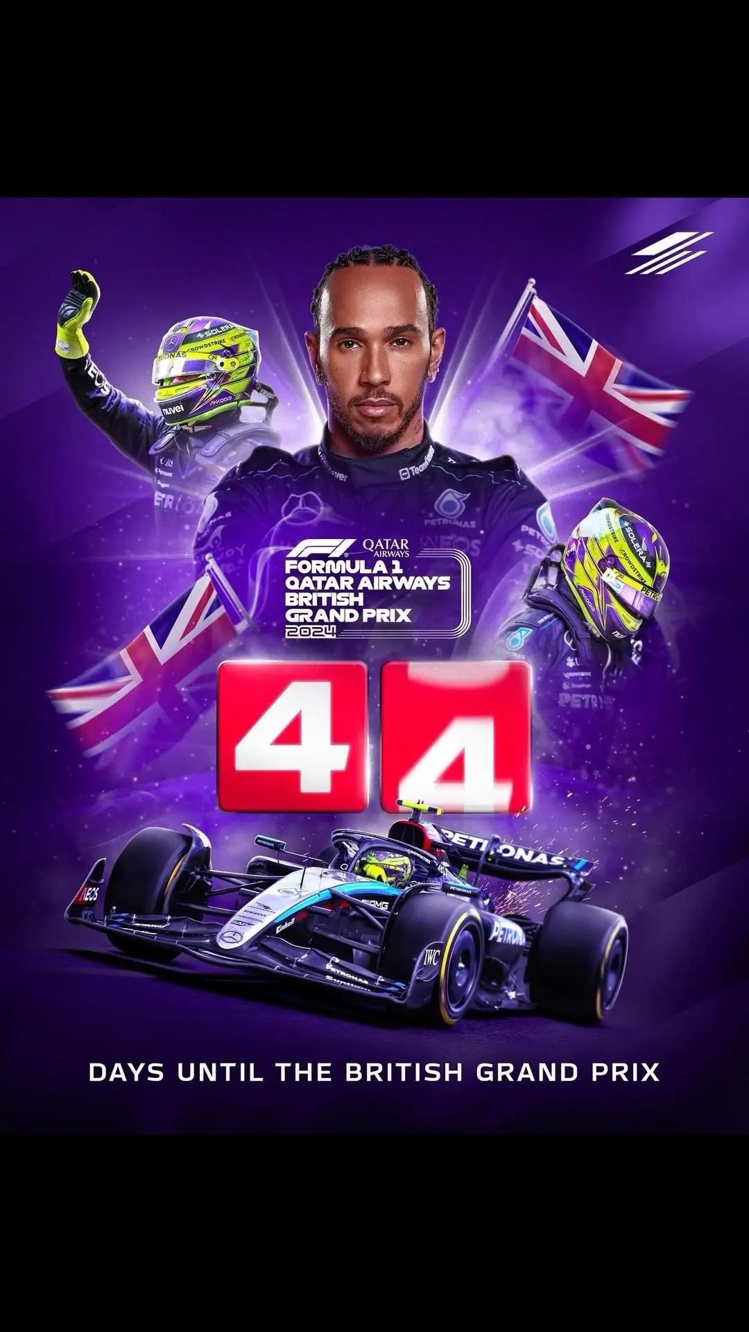 44 days till the britsh grand prix 🏆@Mercedes-Benz #f1tiktokers #f1tiktok #f1 #f1edit #drivetosurvive #f1fans #formula1 #car #f1montages #racing #racingcars #cars #f1news #f1tiktoker #mercedes #lewishamilton #lewishamilton_44 