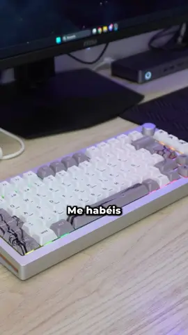 Un teclado mecánico custom en aluminio 