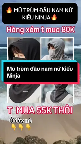 Mũ trùm đầu nam nữ có khẩu trang kiểu Ninja. #xuhuong #viral #thinhhanh #trending #xuhuongtiktok #xuhuong2024 #trendingvideo #khautrang #mũ #non #chongnang