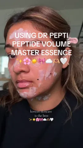 Its the Dr. Pepti peptide volume master essence. This product really gives that glass skin feel & look.  #peptidevolumemasteressence #kbeauty #skincare  #EOEOpartners #AntiAgingSerum #Skincareroutine #PeptideSerum #fyp  
