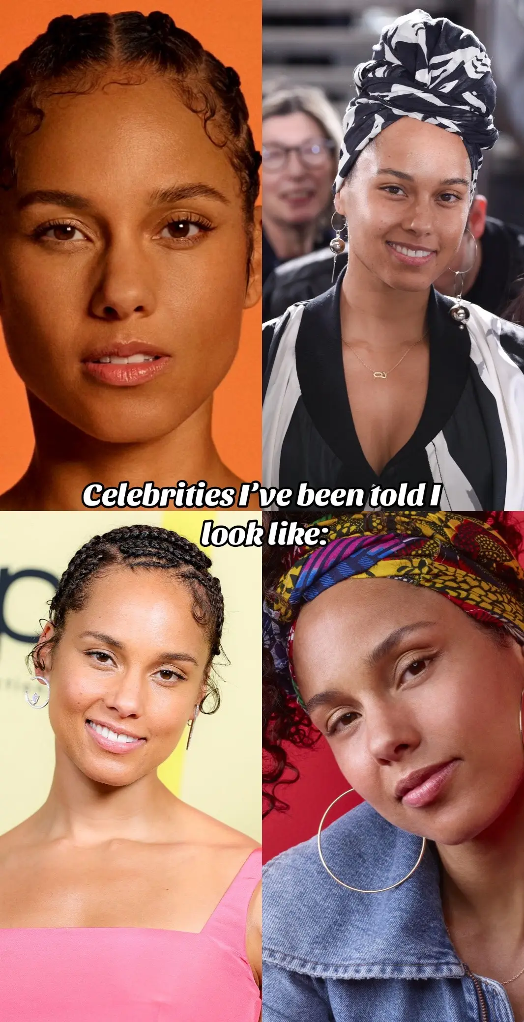 I love this compliment; Mrs. Keys so Bad 😍 @Alicia Keys #celebritylookalike 