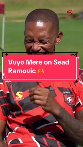 The other side of TS Galaxy 🤝 Vuyo Mere shares fascinating insights on the coach Sead Ramovic 💬 #dstvpremiership 