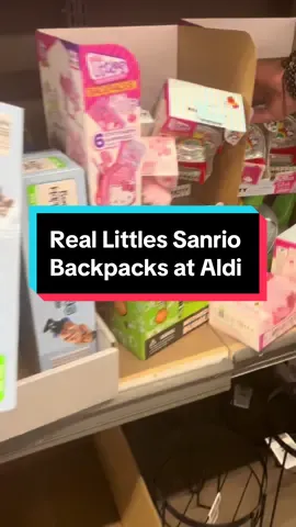 Real Littles Sanrio Backpacks at Aldi #aldifinds #sanrio #reallittles #reallittlesbackpacks #hellokitty #hellokittyandfriends #hellokittylover #keroppi #mymelody #hellokittycheck 