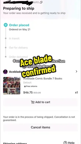 Ordered the ace blade collection bundle @Aceblade Comics  #aceblade #comicbook #comictok #comicbook 