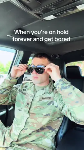Waiting on hold for AESD. #miltok #military #army #onhold #marines #airforce #airborne #paratrooper #soldier #bored #lunchbreak #82ndairborne #waiting 