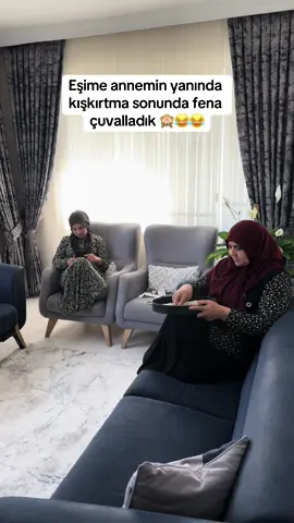 Sonunda fena küstürdük 😂😂 #keşfet #aile #huzur #sevgi #aşk #annem #gelin #komedi 