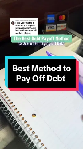 Replying to @Honeyrose there is no debt payoff method that is “best”. We are all motivated by different things when it comes to paying off debt! You have to find which debt payoff method works best and makes the most sense for YOU! You can also create your own plan to pay off debt! 😘 #creditcard #howto #pay #off #debt #debtfree #tips 