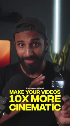 This one setting will change your DJI pocket 3 into a cinema camera 👀 (no dlog-m required) #dji #djipocket3 #viralcamera #trending #settings 