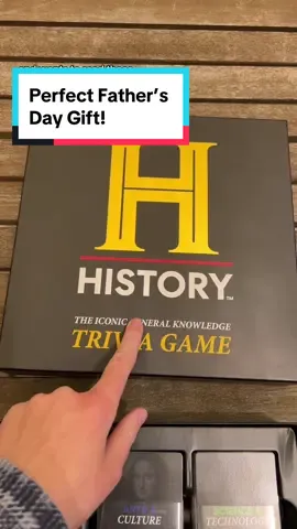 I know you have a dad, friend, coworker who thinks they know it all….  Get this History Game for them and put them to the REAL test.  Perfect for Father’s Day coming up too! @Dyce Games  #fypage #tiktokshop #boardgames #history #historytok #historychannel #gamestiktok #boardgamegeek #boardgamestiktok #boardgametok #FathersDay #historybuff #tiktokmademebuyit #tiktokmademedoit #tiktokmademebuythis 