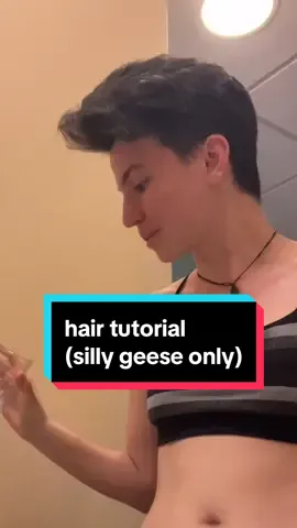 Welcome to clown town, population: me.  #funfacts #sillygooseposting #butch #butchhair #hairtutorial #DIY 