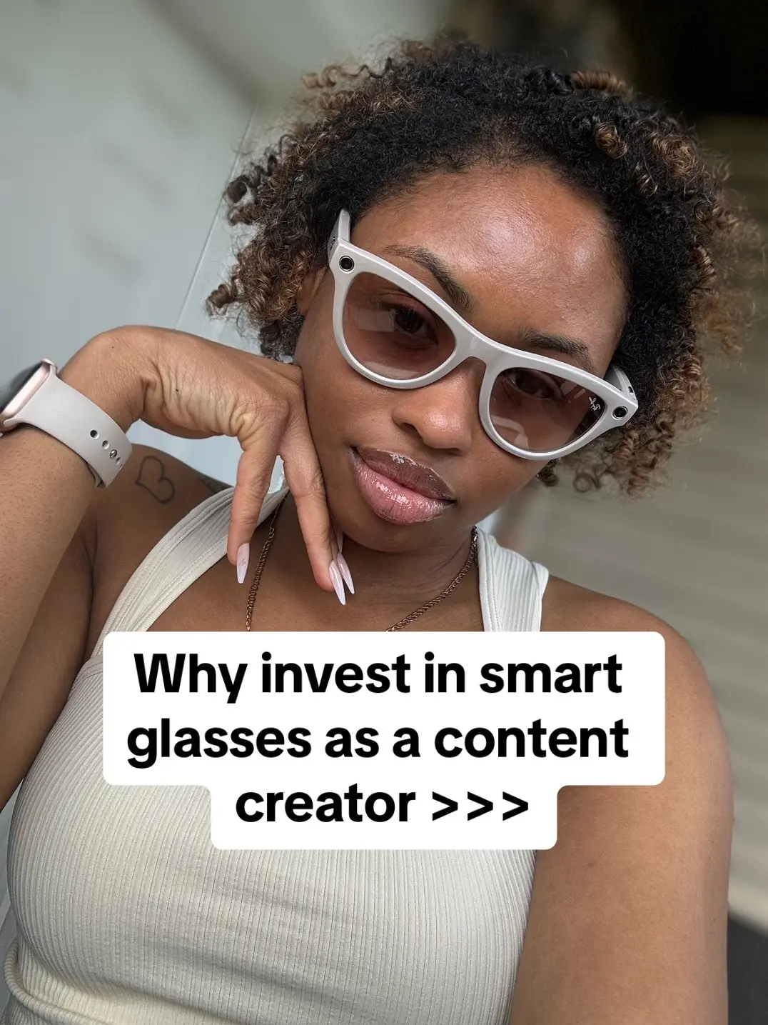 As a creator, invest in yourself and tech that will elevate your content. Even if youre not a content creator; tech is fun for all. Use it to capture memories. The quality of the photos and videos on these are amazing plus theyre stylish and you can wear them just for the fashion.  #blackgirltiktok #Tech #investinyourself #contentcreation #contentcreator #contentcreatorsoftiktok #contentcreatortips #blackcontentcreator 