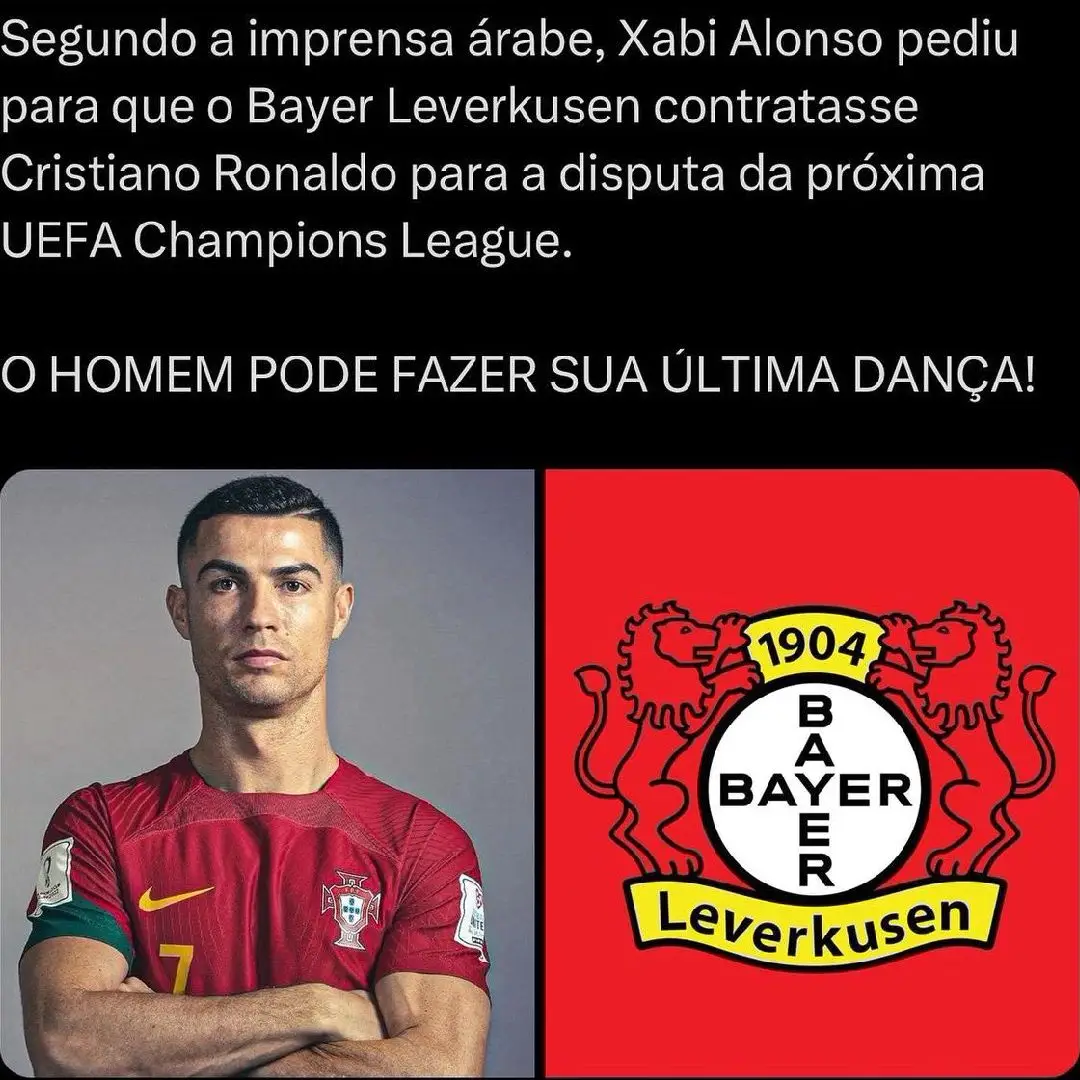 CR7 no Bayer Leverkusen?🤔#foryoupage #cr7 #bayerleverkusen 